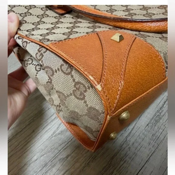 Gucci Tan and Brown Tote Bag - Picture 12 of 13